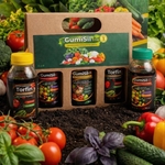 Золoта лінійка мікродобрив GumiSil Trio для городу