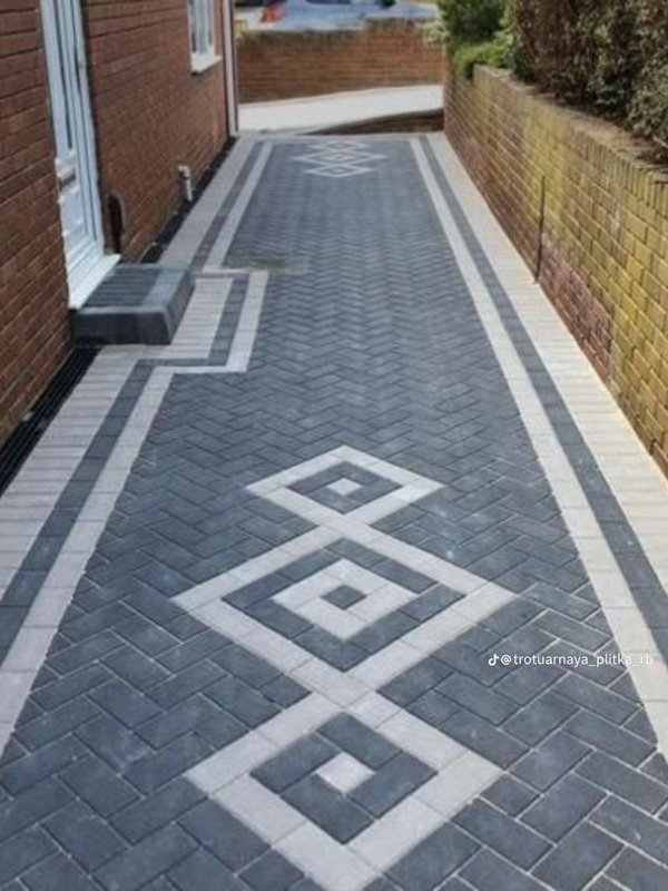 Тротуарная плитка Кирпичик напрямую от производителя 3